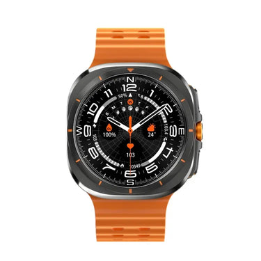 W7 1.43 inch IP68 Waterproof Smart Watch, Support Sedentary Reminder / Sleep Monitoring(Orange) - UTrano