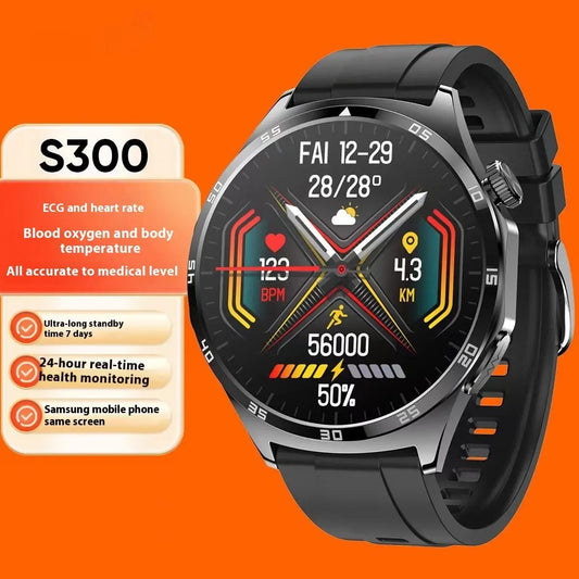 Smart Bracelet watch ECG Non-invasive Blood Glucose Body Temperature Monitoring Utrano