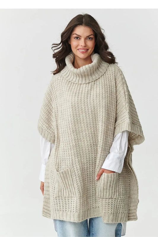 Turtleneck model 217656 Makadamia