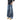 Vintage Blue Cut-Off Denim Pants for Men