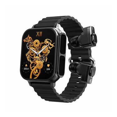 Watch Two-in-one Sitting Heart Rate Health Monitoring watch with earbuds