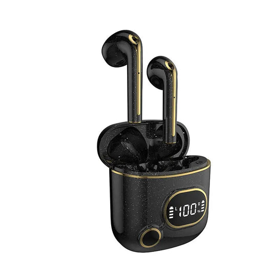 Wireless Binaural Motion Earplug Touch Digital Display Stereo