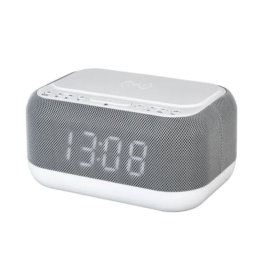 Wireless Charging Bluetooth Speaker Alarm Clock