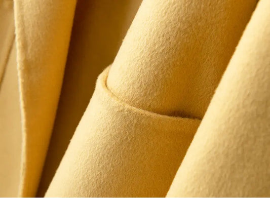 Women's Pure Small Woolen Coat Double-faced Cashmere Slim-fit