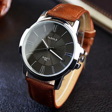 YAZOLE Fashion Quartz Watch Luxury Male Clock Business Mens Wrist Watc