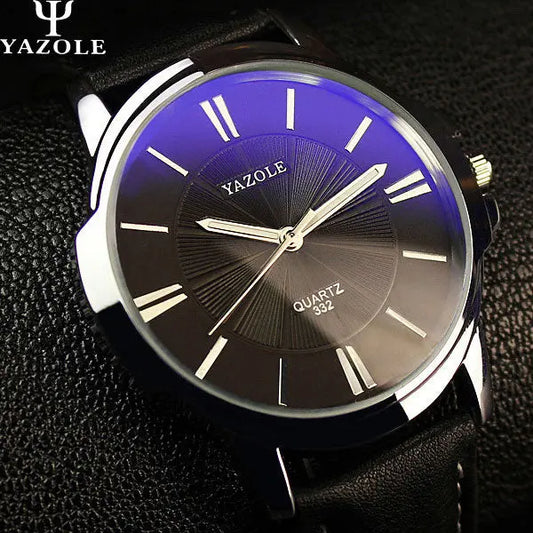 YAZOLE Fashion Quartz Watch Luxury Male Clock Business Mens Wrist Watc