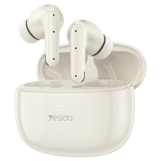 Yesido TWS28 ANC+ENC Dual Noise Reduction Smart TWS Wireless Bluetooth Earphone, TWS28 Beige, TWS28 White Utrano
