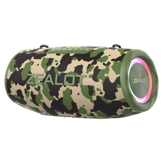 Zealot S87 80W Portable Outdoor Bluetooth Speaker with RGB Light Utrano