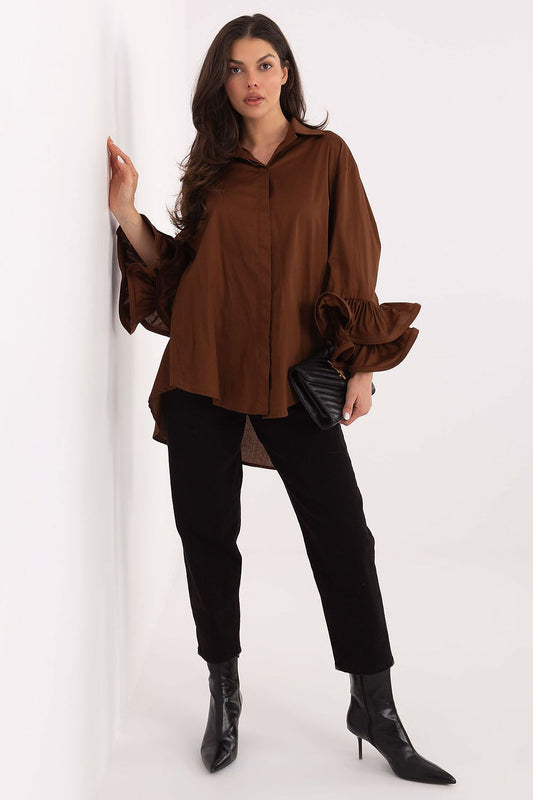 Long sleeve shirt model 222314 Italy Moda