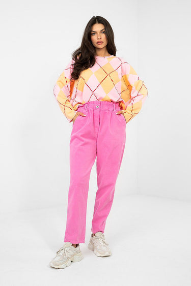 corduroy trousers model 225522 Italy Moda