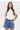 Denim shorts model 228292 Makadamia