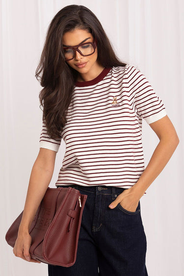 Short sleeve sweater model 230143 Italy Moda