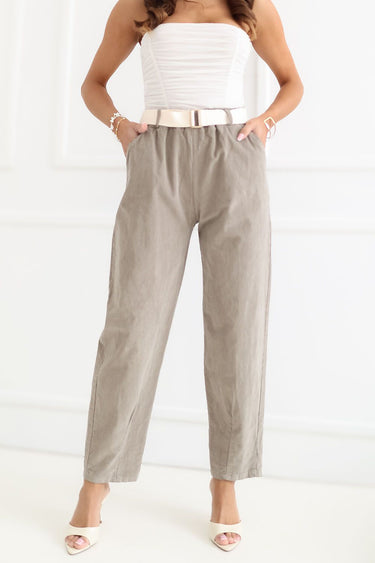 corduroy trousers model 230168 Italy Moda