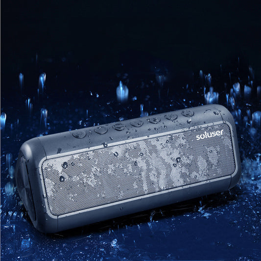 Speaker Dual Speaker Outdoor Waterproof Smart Card Subwoofer Smart Audio Portable Speaker Bluetooth Utrano