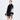 Rabbit Fur Collar Shawl Cape Knitted Cardigan Baggy Coat