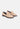 Beige Calf Leather Loafers – Elegant Women’s Flat Shoes With Metal Stud Detail