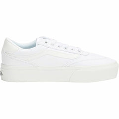 Sports Trainers for Women Vans Brooklyn Ls Platform Cnvs White