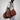Red Tiger Stripe Duffel Bag — Bold Animal Print Travel Gym Bag  