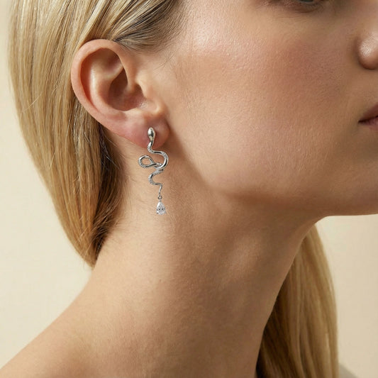 Serpentine Crystal Drops  