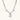 Silver twisted chain necklace with fairy tale carriage pendant adorned with pink cubic zirconia gemstones