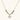 Gold-toned beaded necklace with grey stones and quatrefoil abalone shell pendant on cream background.