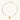 Delicate gold-plated necklace with mixed gemstone beads and ornate oval pendant on white background