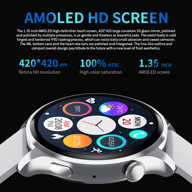 Bluetooth Call Heart Rate Smart Pedometer Sports Watch  