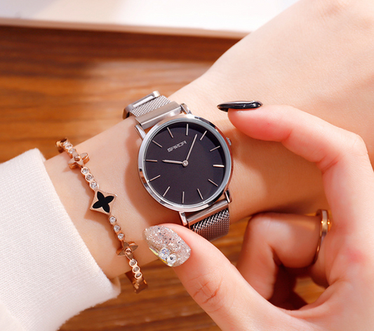 Mesh belt watch  