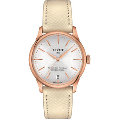 Ladies' Watch Tissot CHEMIN DES TOURELLES POWERMATIC 80 Golden (Ø 35 mm)