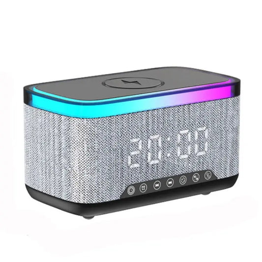 AEC S300 Portable 10W Power Multifunction Bluetooth Speaker Alarm Clock Wireless Charger, S300 - UTrano