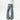 Bamboo Texture Distressed Washed Straight Leg Oversized Tapered Jeans  