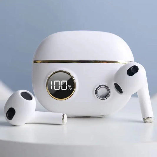 Binaural Sports Mini Cute Semi-in-ear Digital Display Headphones  