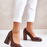  Block heel pumps model 201728 Step in style 