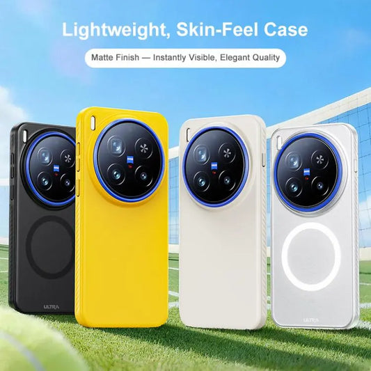 Blues Series Skin Feel Magnetic PC Phone Case, For vivo X300s, For vivo X300 Ultra, For vivo iQOO 15, For vivo X300 Pro, For vivo X300, For vivo X200s  