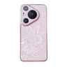 Butterfly Pattern Electroplated PC + Glass Phone Case, For Huawei Pura 70  