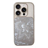 Butterfly Pattern Electroplated PC + Glass Phone Case, For iPhone 16 Pro, For iPhone 16, For iPhone 15 Pro Max, For iPhone 15 Pro  