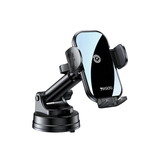 Yesido C197 15W 2 in 1 Suction Cup Type Wireless Charging Car Holder Set, C197  