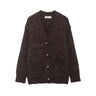 Casual and lazy style pleated knitted loose jacket  