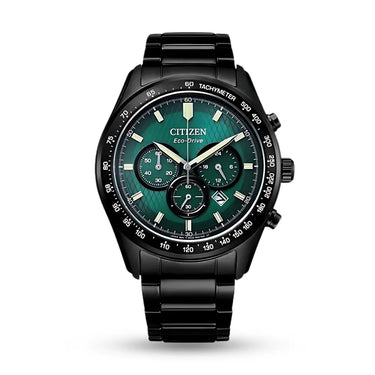 Citizen Eco-Drive Men's Watch tachymeter luxury watches Utrano
