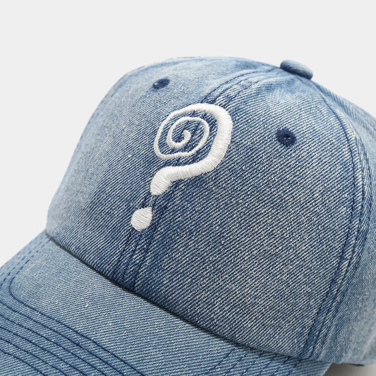 Creative Denim Question Mark Pattern Baseball Cap  