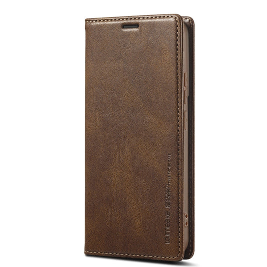 LC.IMEEKE RFID Anti-theft Leather Phone Case, For Samsung Galaxy S21+ 5G  