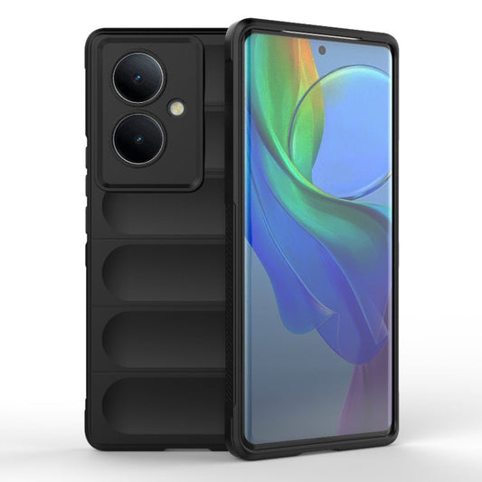 Magic Shield TPU + Flannel Phone Case, For vivo Y78+ Global, For vivo iQOO Z7x