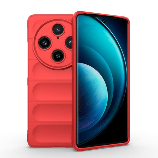 Magic Shield TPU + Flannel Phone Case, For vivo X100 Pro 5G, For vivo X100 5G