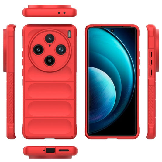 Magic Shield TPU + Flannel Phone Case, For vivo X100 Pro 5G, For vivo X100 5G