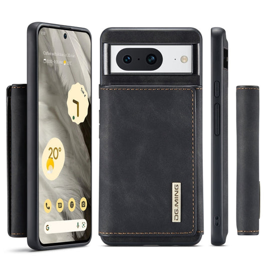 DG.MING M1 Series 3-Fold Multi Card Wallet + Magnetic Phone Case, For Google Pixel 8, For Google Pixel 7a  