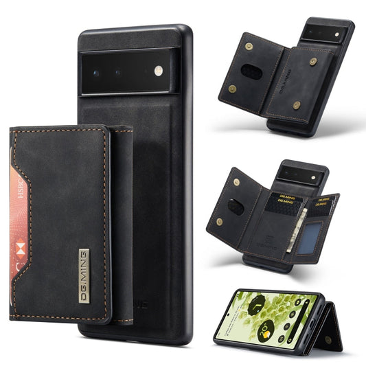 DG.MING M2 Series 3-Fold Multi Card Bag + Magnetic Phone Case, For Google Pixel 6  