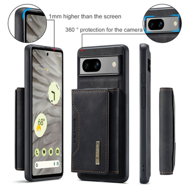 DG.MING M2 Series 3-Fold Multi Card Bag + Magnetic Phone Case, For Google Pixel 7A, For Google Pixel 6  