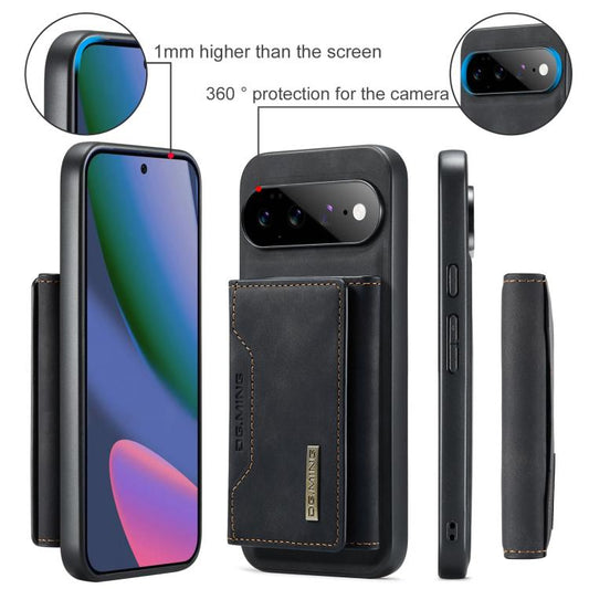 DG.MING M2 Series 3-Fold Multi Card Bag + Magnetic Phone Case, For Google Pixel 9a, For Google Pixel 9 Pro XL, For Google Pixel 9 / 9 Pro, For Google Pixel 8A  