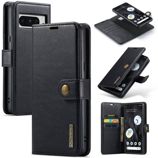 DG.MING Crazy Horse Texture Detachable Magnetic Leather Phone Case, For Google Pixel 8 Pro, For Google Pixel 8, For Google Pixel 7a  