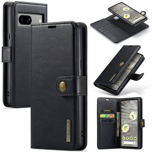 DG.MING Crazy Horse Texture Detachable Magnetic Leather Phone Case, For Google Pixel 8a, For Google Pixel 8 Pro, For Google Pixel 8, For Google Pixel 7a  